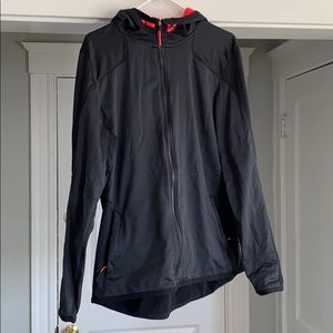 Under Armour men’s L black hoodie with bright hood
